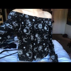 Kendall Kylie off the shoulder top